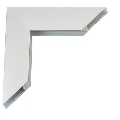 Aluminiumram Giga efter mått silver matt, korsborstad | Plastglas (2 mm)