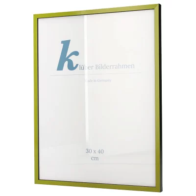 Houten kader Calamar 30x40 cm | groen-zwart | normaal glas (2 mm)