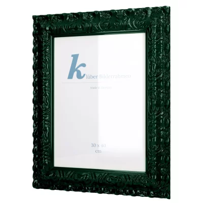Cornice barocca Salamanca Color su misura Seaweed Green (167) | Vetro standard (2 mm)