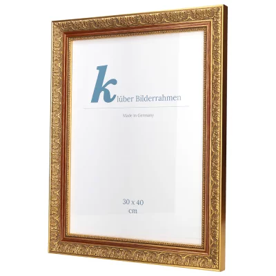 Barokkader León 30x40 cm | goud | normaal glas (2 mm)