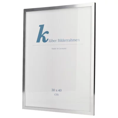 Houten kader Amarante 30x40 cm | zilver | normaal glas (2 mm)