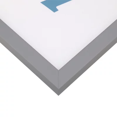 Vægspejl Prisma 20x30 cm | Lysegrå | Spejl (2 mm)