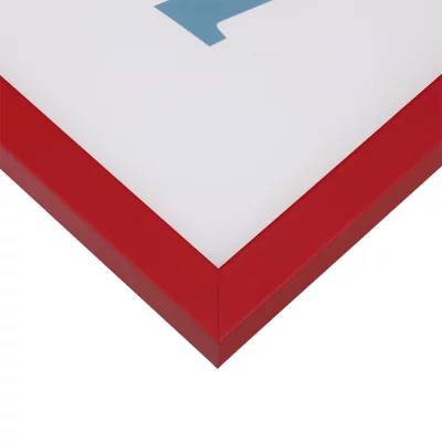 Vægspejl Prisma 20x30 cm | Rød | Spejl (2 mm)