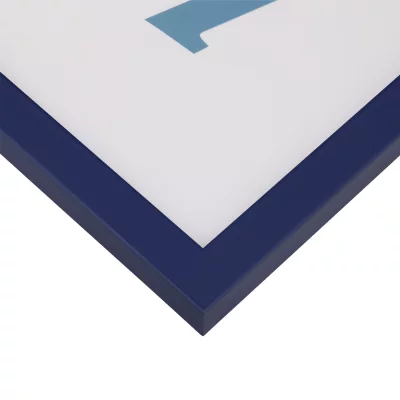 Vægspejl Prisma efter mål Mørkeblå | Spejl (2 mm)