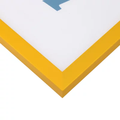 Vægspejl Prisma efter mål Gul | Spejl (2 mm)