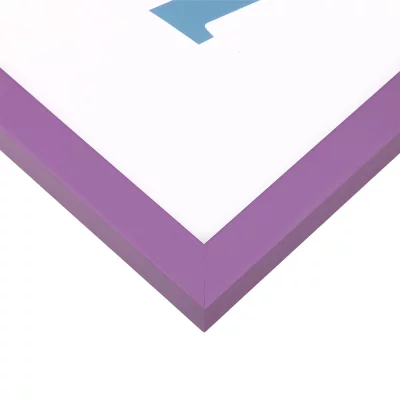 Vægspejl Prisma efter mål Lilla | Spejl (2 mm)