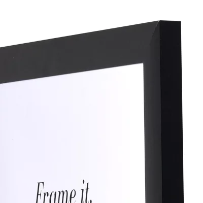 Alurahmen Econ breit 15x20 cm | schwarz matt | Normalglas (2 mm)