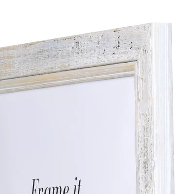 Houten lijst Lafat 35x50 cm | wit | normaal glas (2 mm)