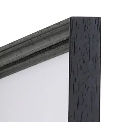 Holz-Bilderrahmen Auray 9x13 cm | Schwarz | Normalglas (2 mm)