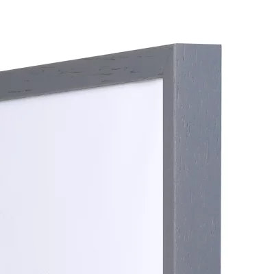 Houten lijst Bourgondië 25x70 cm | grijs | normaal glas (2 mm)