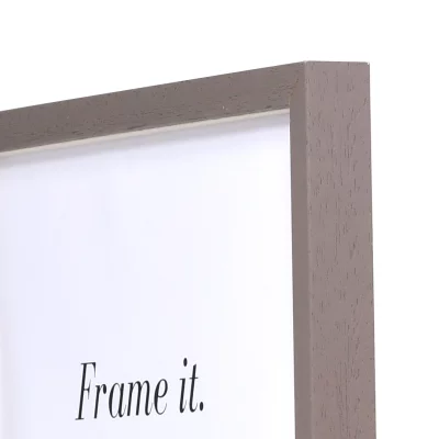 Houten kader Bordeaux met afstandshouder 24x30 cm | bruin | normaal glas (2 mm)