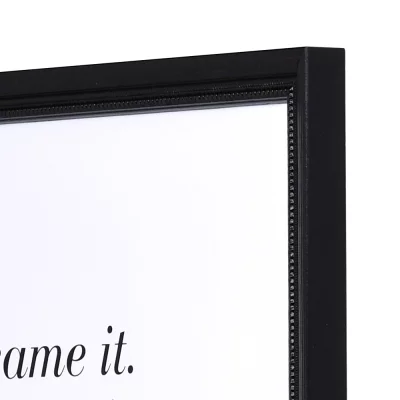Holz-Bilderrahmen Marsac 50x60 cm | schwarz | Normalglas (2 mm)