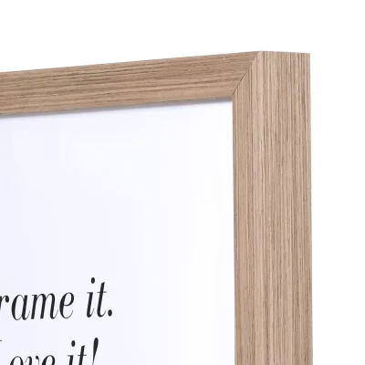 Holz-Bilderrahmen Banize 50x60 cm | nussbaum | Normalglas (2 mm)