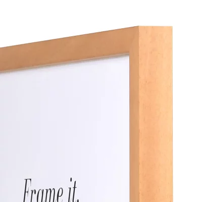 Holzrahmen Figari Maßanfertigung braun | Normalglas (2 mm)
