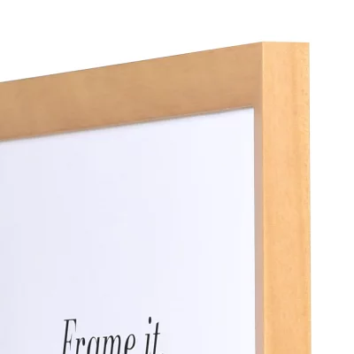 Holzrahmen Top N 10x10 cm | Birke | Normalglas (2 mm)