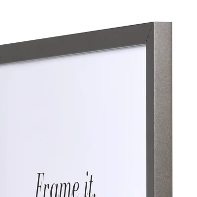 Houten lijst Top Pro S 35x50 cm | platina | normaal glas (2 mm)