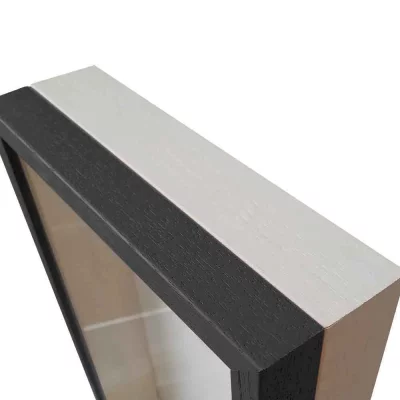 Unibox Bilderrahmen 50x50 cm | grau-weiß | Normalglas (2 mm)