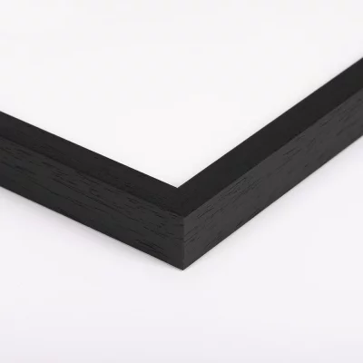 Houten kader Beieren 10x15 cm | zwart | normaal glas (2 mm)
