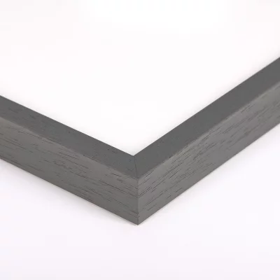 Houten kader Beieren op maat donkergrijs | normaal glas (2 mm)