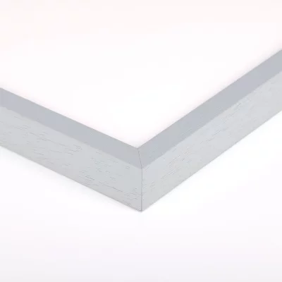 Houten kader Beieren op maat pastelblauw | normaal glas (2 mm)