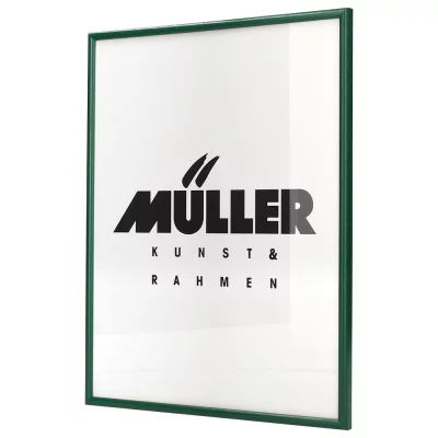 Houten fotolijst Hessen 28x35 cm | grasgroen | normaal glas (2 mm)