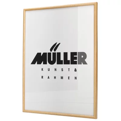 Houten fotolijst Hessen 28x35 cm | natuur | normaal glas (2 mm)