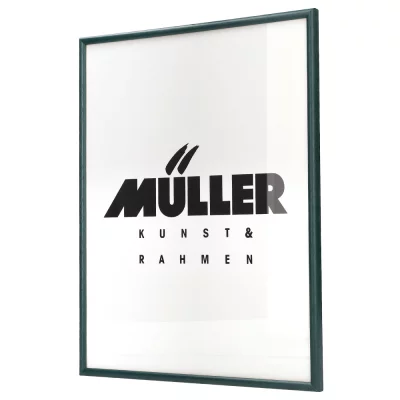 Houten fotolijst Hessen op maat dennengroen | normaal glas (2 mm)
