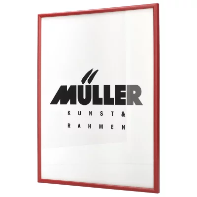 Houten fotolijst Hessen op maat tulp rood | normaal glas (2 mm)