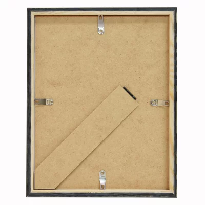 Rama drewniana Skava z passe-partout 15x20 cm (9x13 cm) | czarny | szkło standardowe (2 mm)