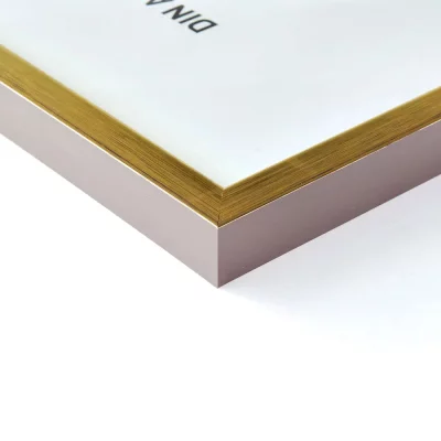 Houten lijst Quadrum 24x30 cm | goud | normaal glas (2 mm)