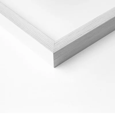 Houten lijst Quadrum 24x30 cm | sneeuwwit | normaal glas (2 mm)