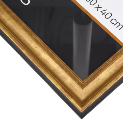 Thumbnail von Bilderrahmen Gracia aus Holz nach Maß Gold Bild 4
