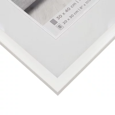 Kunststof lijst Construction 21x29,7 cm (A4) | wit | normaal glas (2 mm)