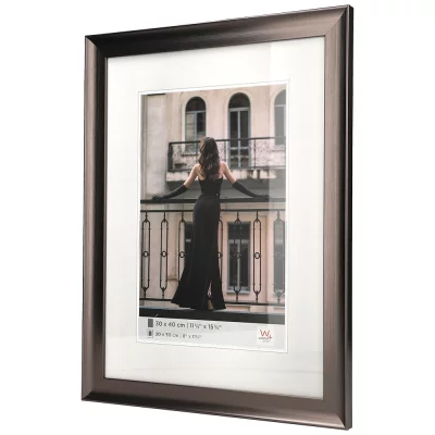 Kunststof kader Venice 13x18 cm | staal | normaal glas (2 mm)