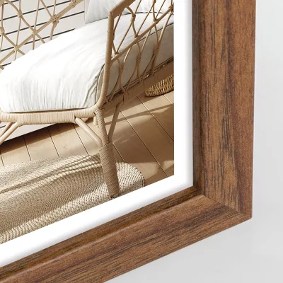 Houten kader Vivan 10x15 cm | bruin | normaal glas (2 mm)