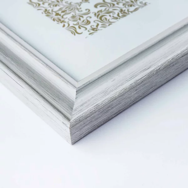 Cadre en bois Vintage 13x18 cm | blanc | verre standard (2 mm)