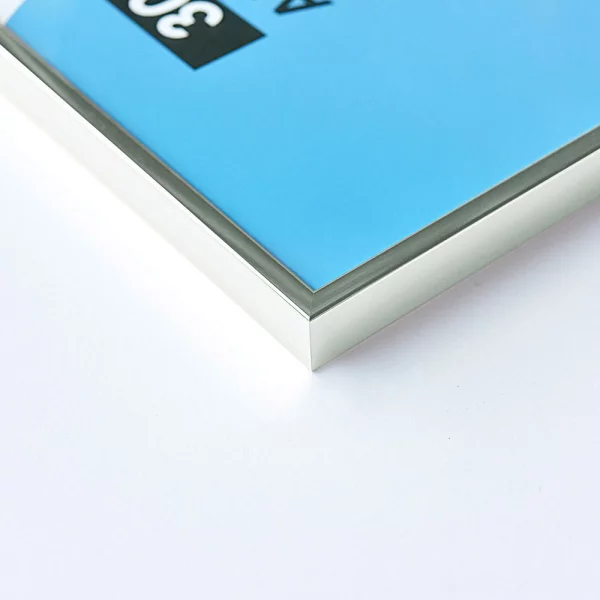 Cadre en aluminium Accent 10x15 cm | perle mercure | verre standard (2 mm)