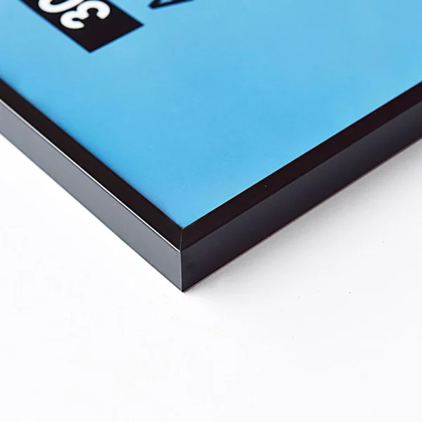 Cadre en aluminium Accent 10x15 cm | noir mat | verre standard (2 mm)