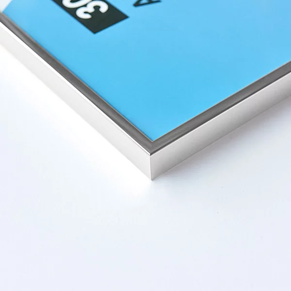 Cadre en aluminium Accent 10x15 cm | argent brillant | verre standard (2 mm)