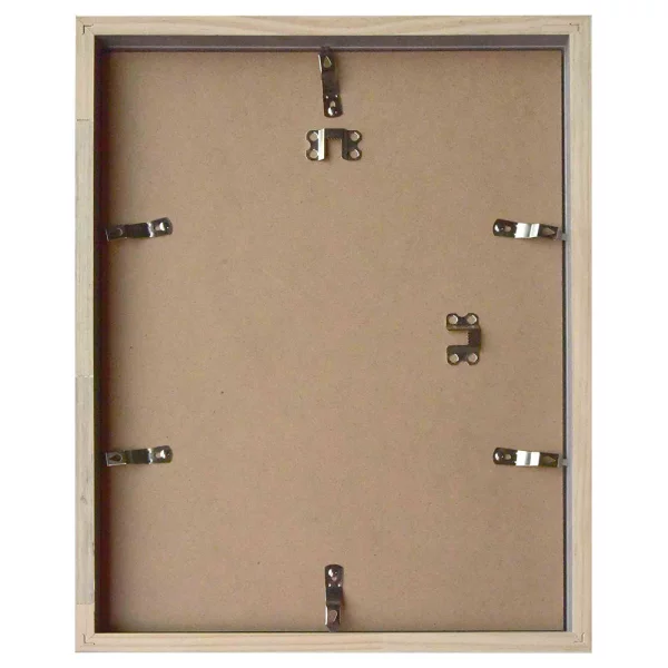 Cadre en bois Apollon avec passe-partout 24x30 cm (18x24 cm) | noir | verre standard (2 mm)