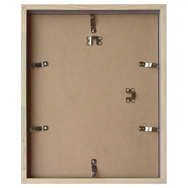 Cadre en bois Apollon avec passe-partout 50x60 cm (30x40 cm) | noir | verre standard (2 mm)