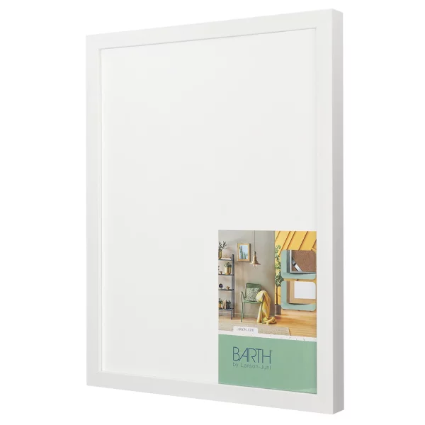 Alu Bilderrahmen BARTH - Serie 1828 - Maßanfertigung Weiß | Normalglas (2 mm)
