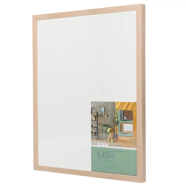 Holz Bilderrahmen BARTH - Serie 209 - Maßanfertigung Pappel natur | Normalglas (2 mm)