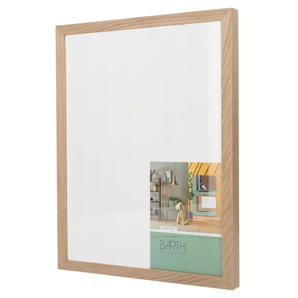 Holz Bilderrahmen BARTH - Serie 210 - Maßanfertigung Eiche | Normalglas (2 mm)