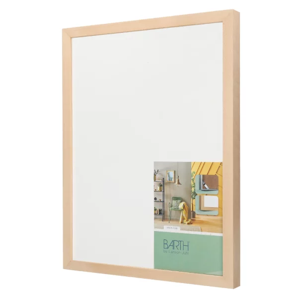 Holz Bilderrahmen BARTH - Serie 210 - Maßanfertigung Pappel natur | Normalglas (2 mm)