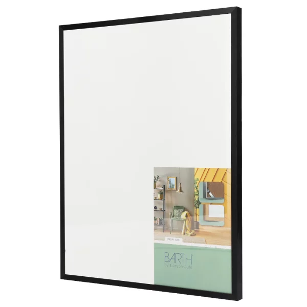 Cadre amovible en aluminium série 916 13x18 cm | noir brossé | verre standard (2 mm)
