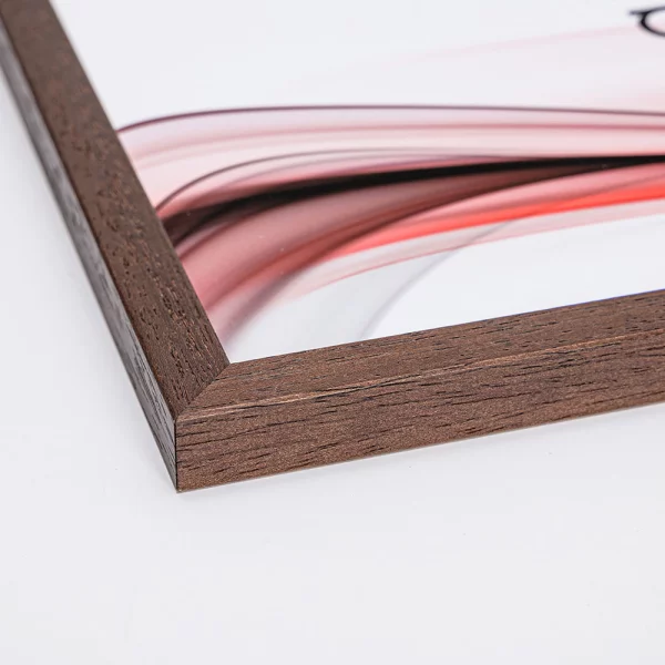 Massivholz Bilderrahmen Uppsala 10x10 cm | Braun | Normalglas (2 mm)