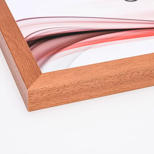 Massivholz Bilderrahmen Lund 21x29,7 cm (A4) | Kirsche | Normalglas (2 mm)
