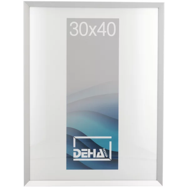 Aluminium lijst Wega op maat natuur, mat | normaal glas (2 mm)