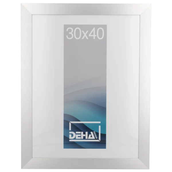 Cadre en aluminium Antares 70x90 cm | naturel mat | verre standard (2 mm)